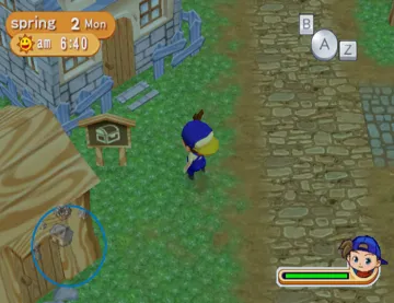 Harvest Moon - Magical Melody screen shot game playing